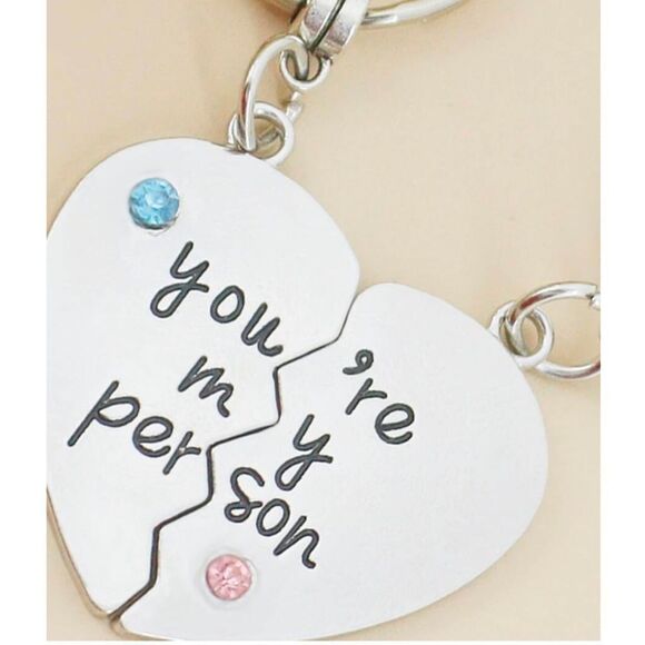 “You're My Person" 2-Piece Keychain - Picture 2 of 3